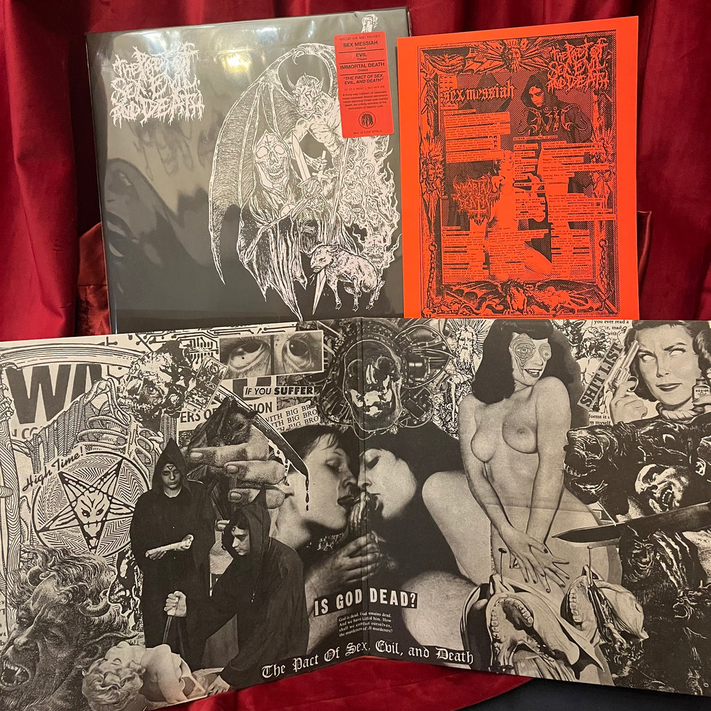 Sex Messiah/Evil/Immortal Death "The Pact of Sex, Evil, and Death" LP
