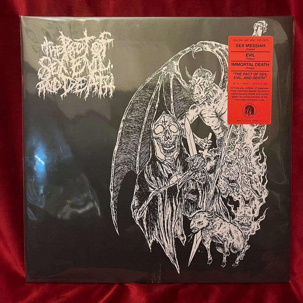Sex Messiah/Evil/Immortal Death "The Pact of Sex, Evil, and Death" LP